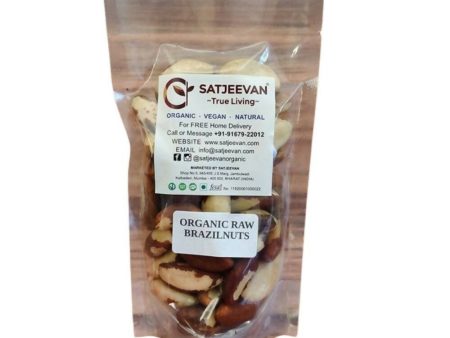 Satjeevan Organic Raw Brazilnuts Hot on Sale