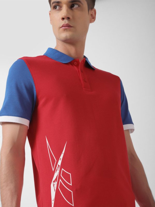 Reebok Colourblocked Polo Collar T-Shirt For Sale