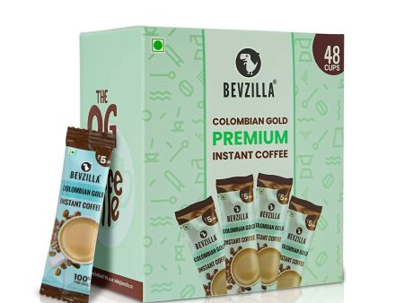 Bevzilla Instant Coffee Powder Sachets (Colombian Gold) For Cheap