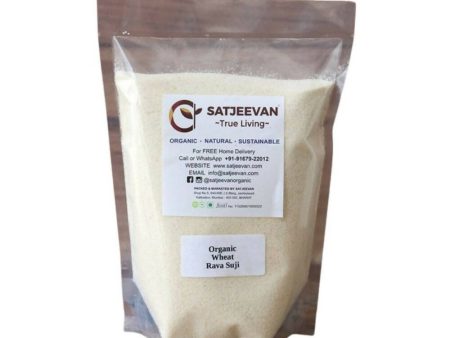 Satjeevan Organic Wheat Rava Suji on Sale