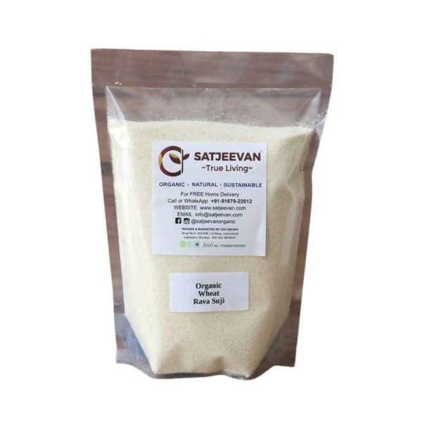 Satjeevan Organic Wheat Rava Suji on Sale