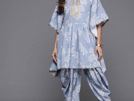 Ahalyaa Women s Traditional Wear Co-ods - Grey Discount