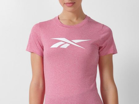 Reebok Brand Logo Printed Round Neck Slim-Fit T-Shirt Cheap