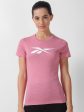 Reebok Brand Logo Printed Round Neck Slim-Fit T-Shirt Cheap