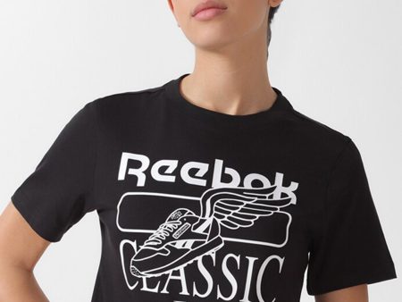 Reebok Brand Logo Printed Round Neck Pure Cotton T-Shirt For Discount