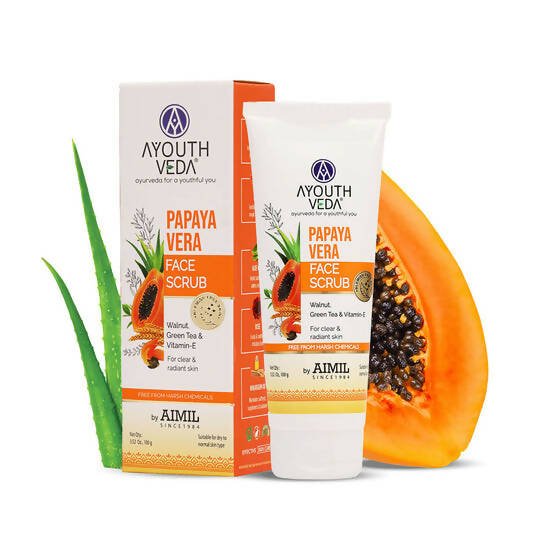 Ayouthveda Papaya Vera Face Scrub on Sale