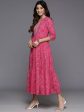 Ahalyaa Women s Traditional wear Dress - Pink Online