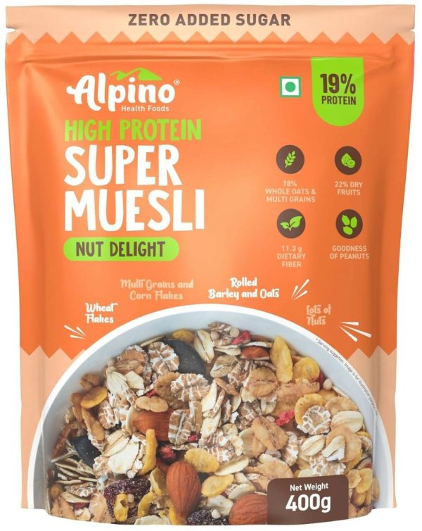 Alpino High Protein Super Muesli Nut Delight Supply