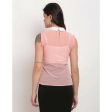 Aastha Fashion Women s Light Pink Georgette Solid Casual Top Fashion