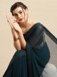 Anouk Embellished Beads and Stones Pure Georgette Saree Online Sale