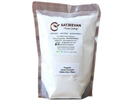 Satjeevan Organic Stone-Ground White Rice Flour For Cheap