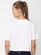 Reebok Brand Logo Printed Bl Crop T-Shirt on Sale