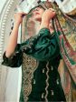 Aastha Fashion Women s Green Velvet Cording with Digital Printed Kurta with Trouser & Dupatta Online Hot Sale