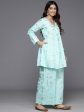 Ahalyaa Women s Traditional Wear Co-ods - Blue Sale