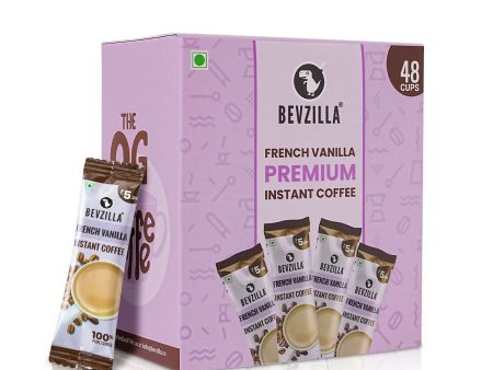 Bevzilla Instant Coffee Powder Sachets (French Vanilla) Online