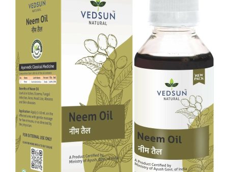 Vedsun Naturals Natural Neem Oil Pure and Organic Massage Oil for Skin & Hair on Sale