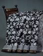 Black And White Colour Block Print Pure Kota Cotton Saree By Gayathri Reddy Designer Studio For Cheap