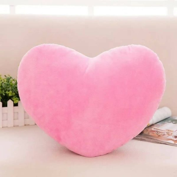 AVS Love Heart Shape Cushion Pillow For Valentine s Day (Light Pink) Supply