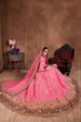 Aastha Fashion Women s Elegant Pink Designer Embroidered Bridal Wear Lehenga Choli on Sale