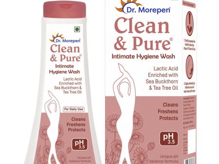 Dr. Morepen Clean & Pure Intimate Wash for Women with Tea Tree Oil & Sea Buckthorns, Hygiene Wash Online