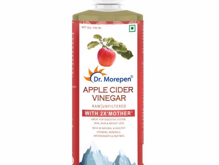 Dr. Morepen Apple Cider Vinegar With 2x Mother for Weight Management, Immunity, Skin & Hair Online now