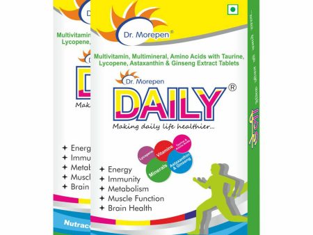 Dr. Morepen Daily Multivitamin Tablets for Women & Men, Multivitamins & Minerals Supplement Fashion